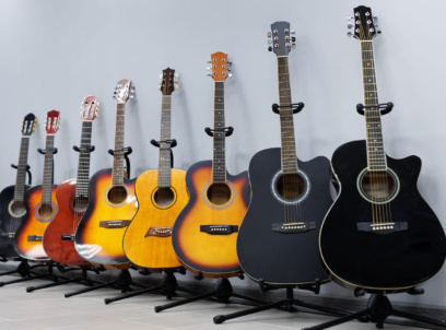 Guitars on Display